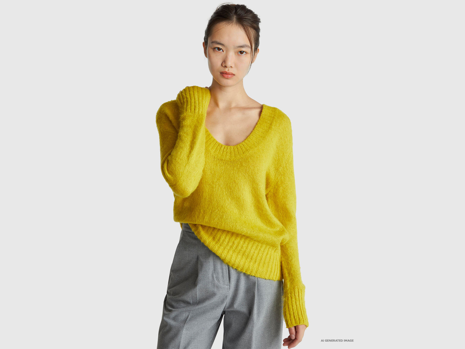 Camisola quente em mistura de mohair - ucb_image_F
