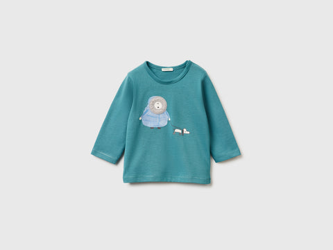 T-shirt de manga comprida em algodão quente - ucb_image_FS