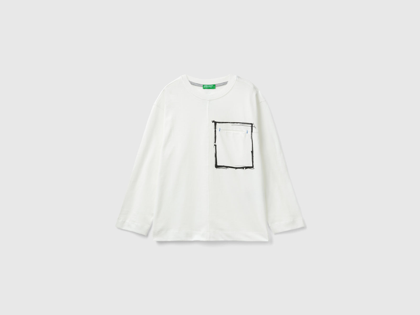 T-shirt com bolso pequeno em algodão orgânico - ucb_image_FS