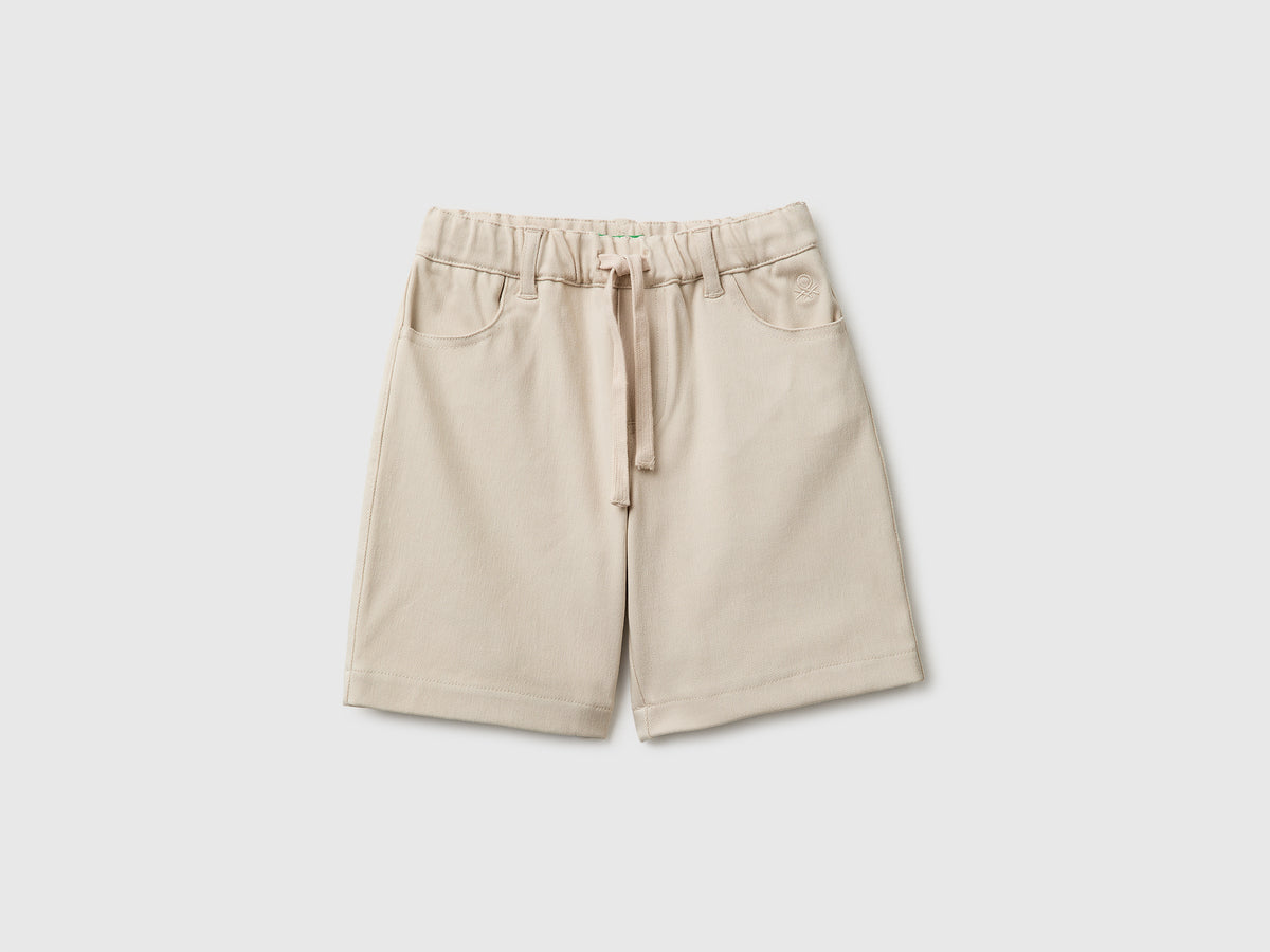 Stretch twill Bermuda shorts - ucb_image_FS