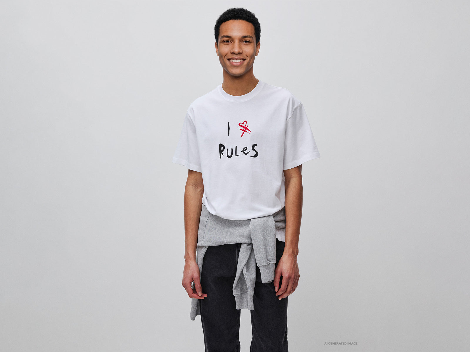T-shirt com estampa slogan em algodão orgânico - ucb_image_F