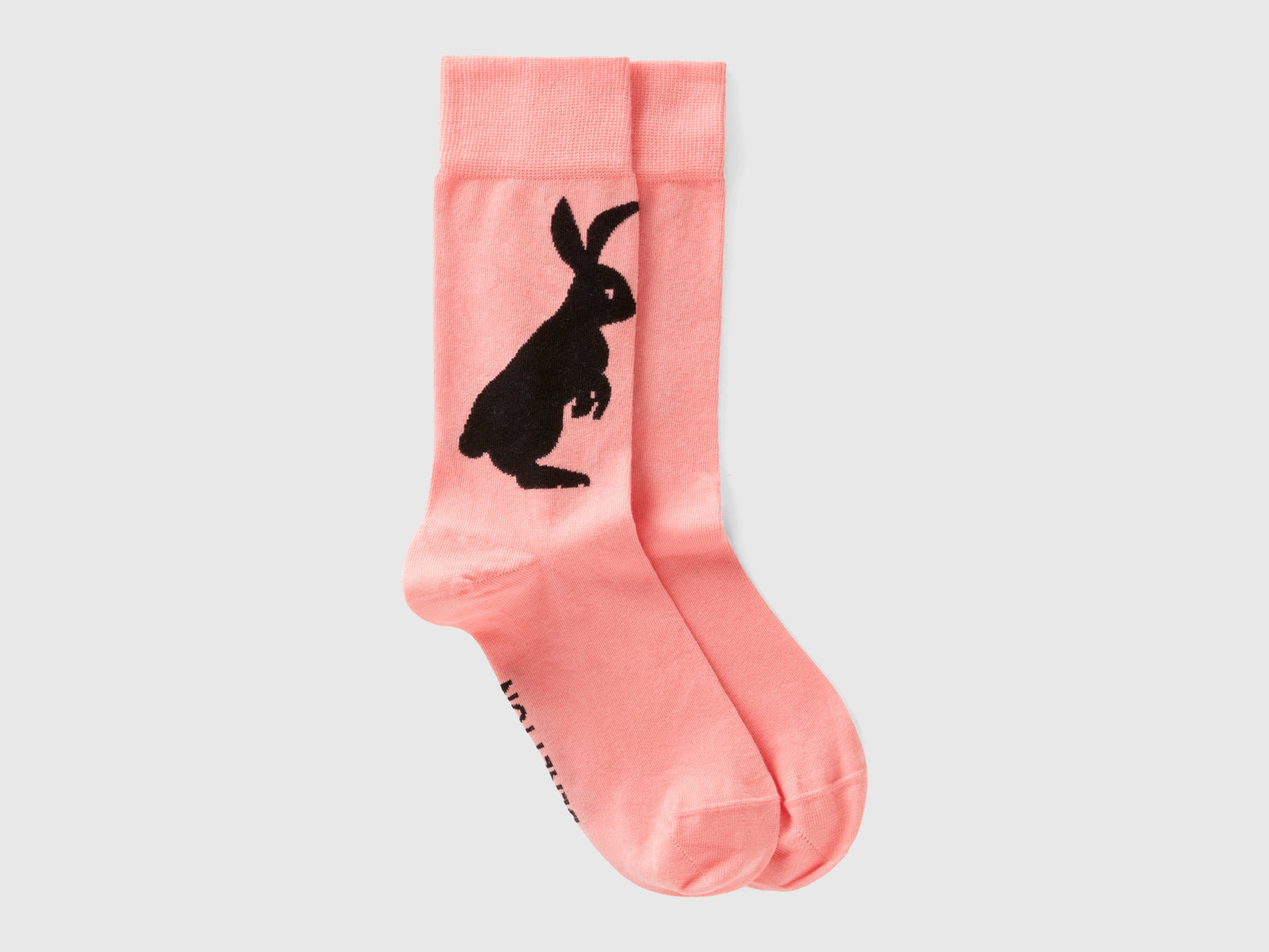 Meias compridas rosa com desenho coelho - ucb_image_FS