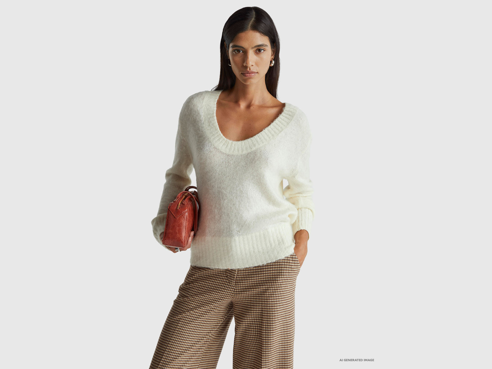Camisola quente em mistura de mohair - ucb_image_F
