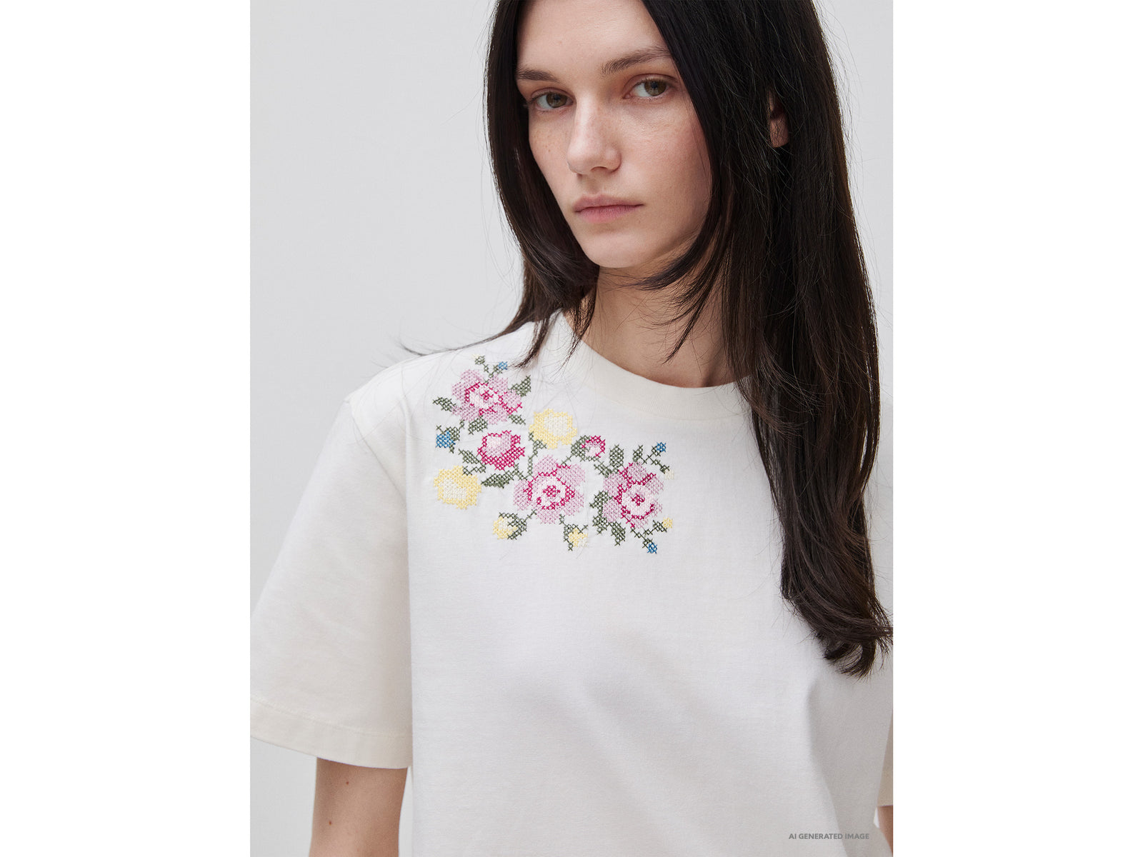 T-shirt with embroidery
