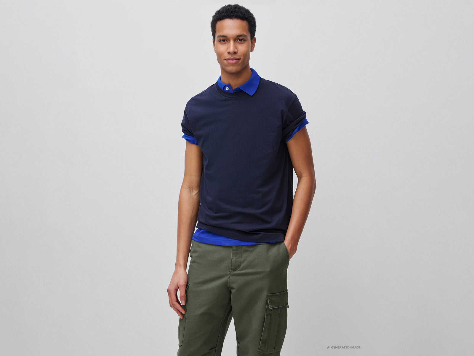 T-shirt azul-escuro - ucb_image_F