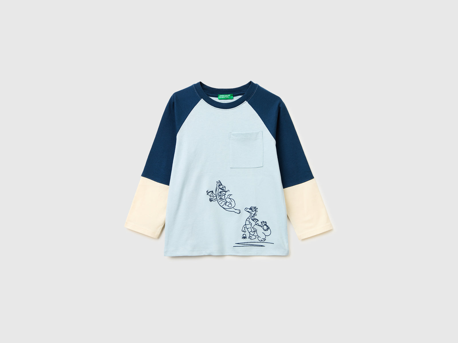 Color block T-shirt with print - ucb_image_FS