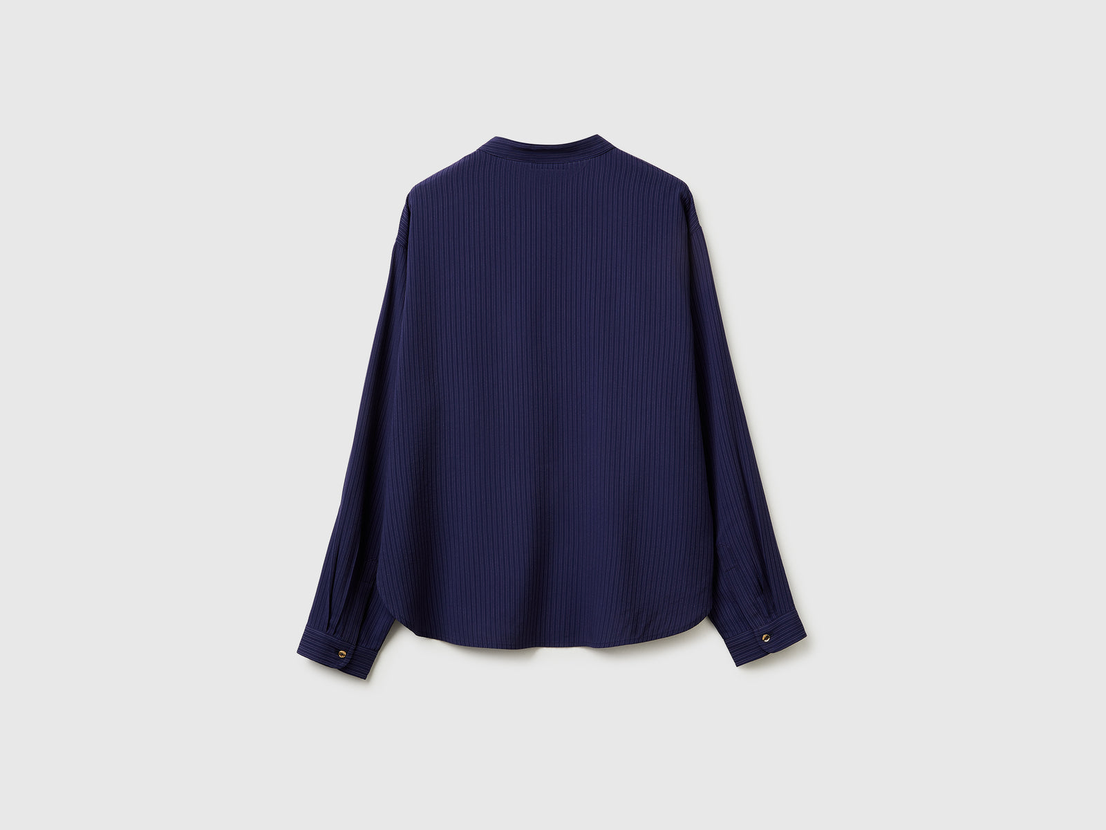 Blusa às riscas com gola coreana - ucb_image_BS