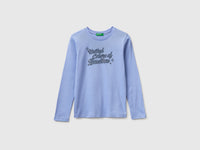 T-shirt with glittery logo in organic cotton - ucb_image_FS
