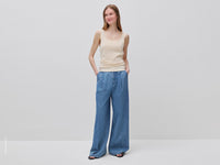 Calças wide fit em denim - ucb_image_FY
