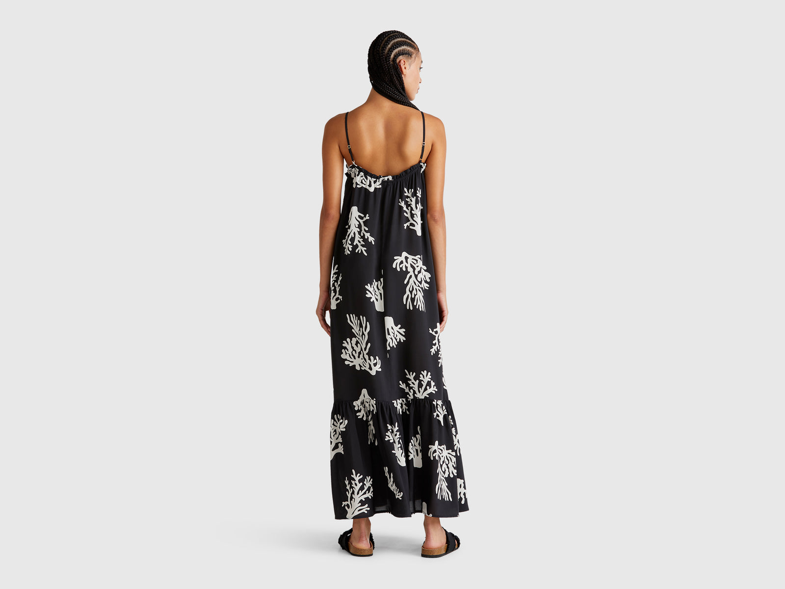 Vestido de praia com estampa de corais - ucb_image_B