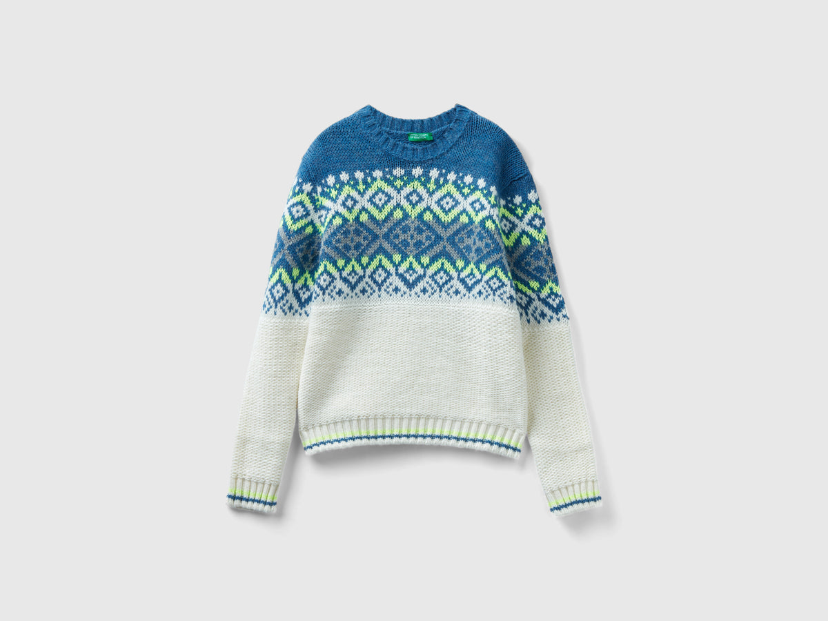 Camisola jacquard com detalhes fluorescentes - ucb_image_FS
