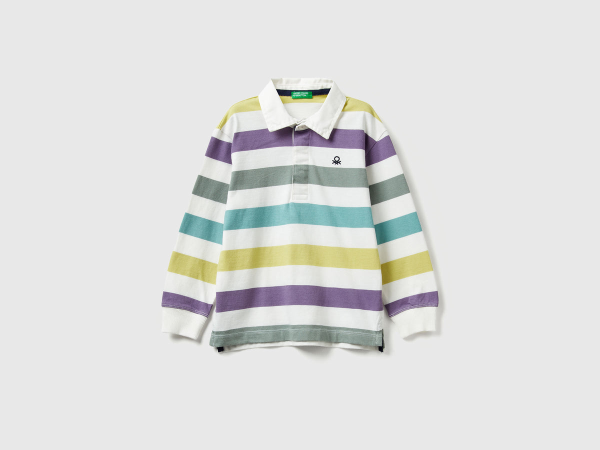 Polo rugby às riscas em algodão - ucb_image_FS