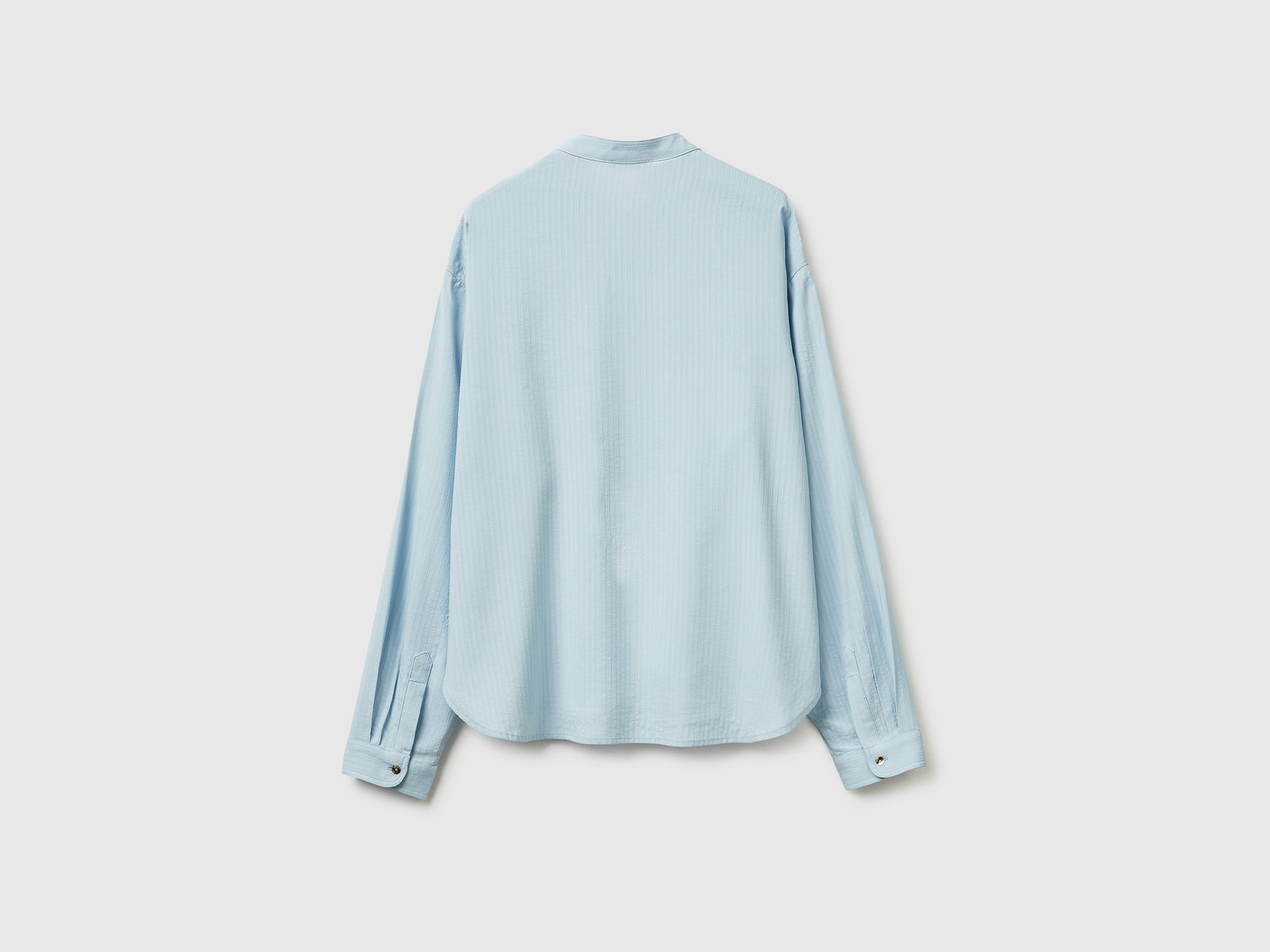 Blusa às riscas com gola coreana - ucb_image_BS