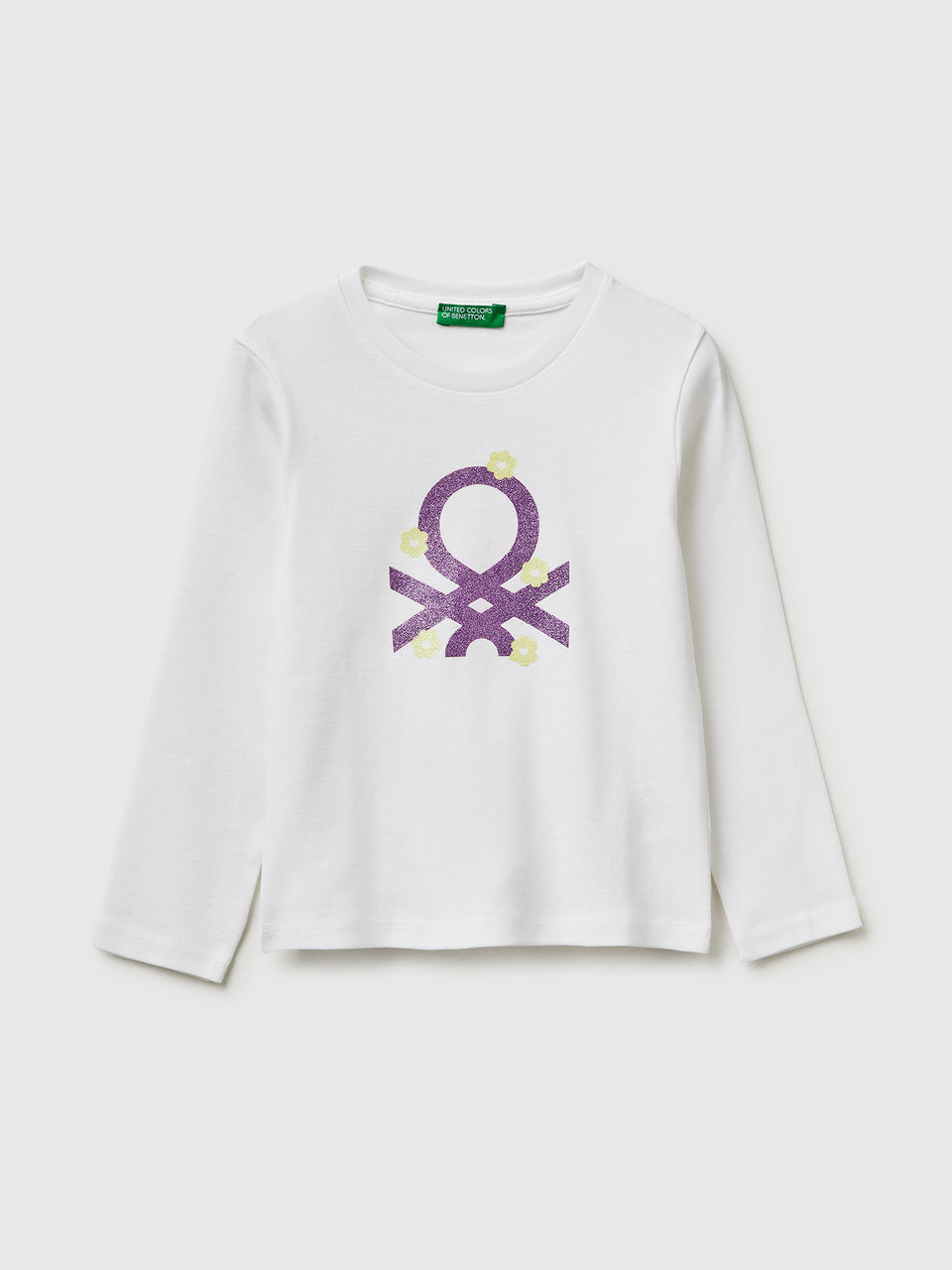 T-shirt in organic cotton with glittery logo - ucb_image_FS