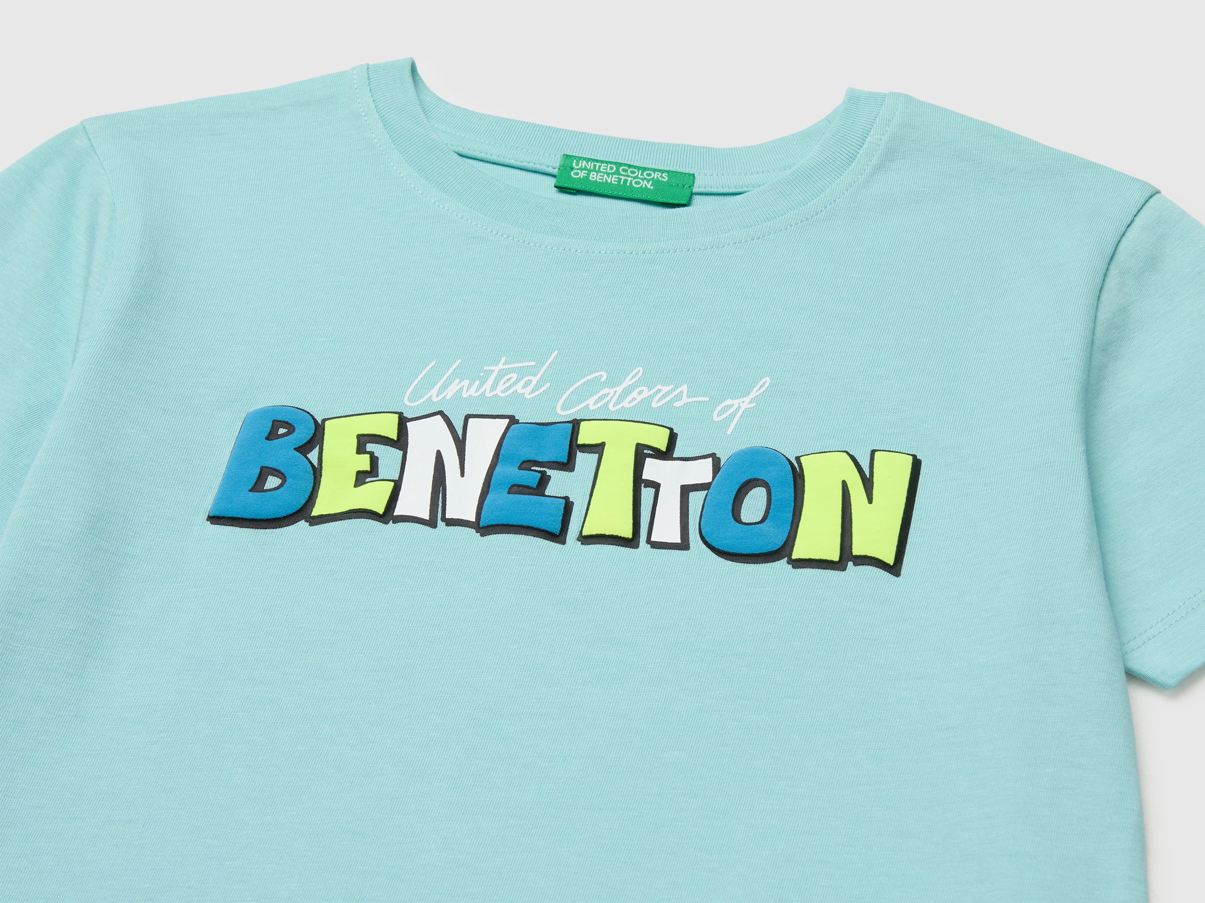 Organic cotton T-shirt with logo print - ucb_image_DS1