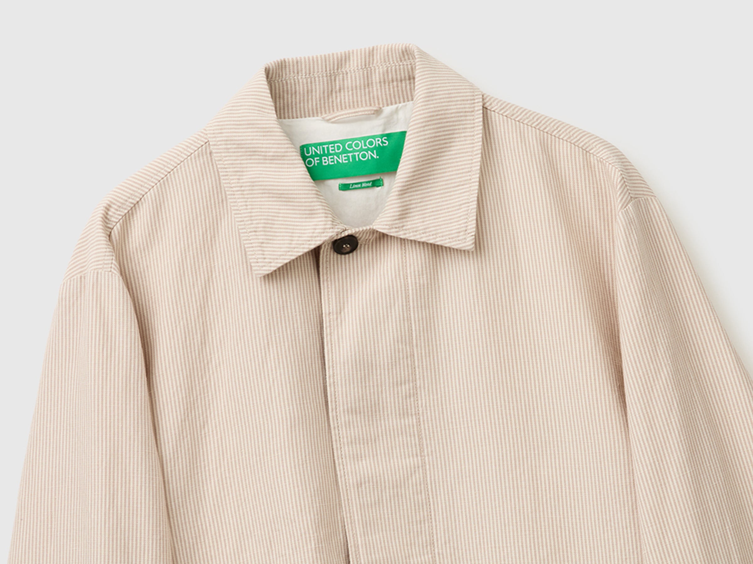 Yarn-dyed linen blend jacket - ucb_image_FY