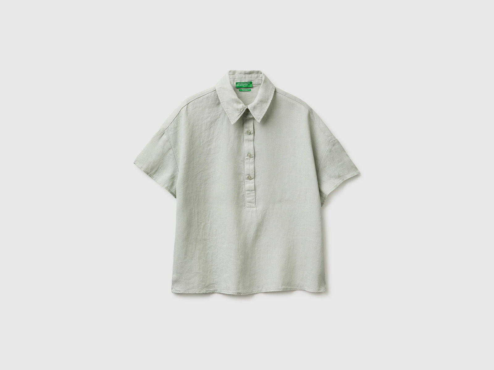 100% linen short-sleeved blouse - ucb_image_FS
