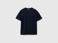 Crew neck T-shirt in linen blend - ucb_image_FS