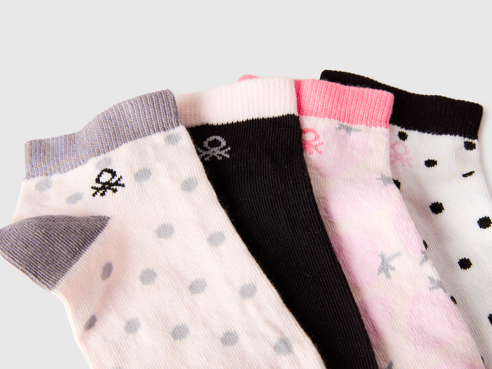 Four patterned short socks - ucb_image_DS1