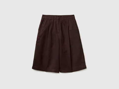 100% linen Bermuda shorts - ucb_image_FS