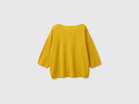 Boxy fit linen blend sweater - ucb_image_BS