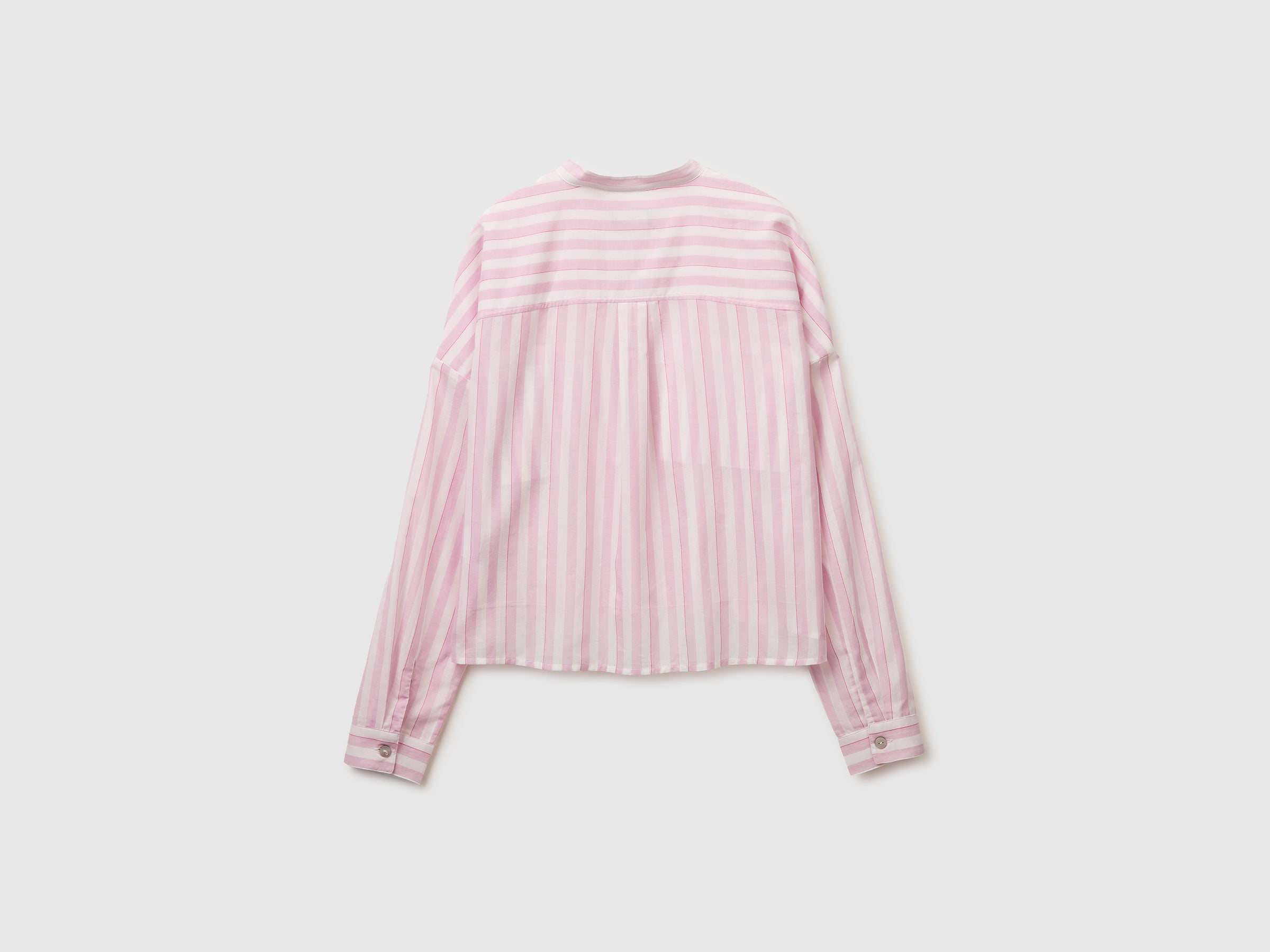 Striped shirt with mandarin collar - ucb_image_BS