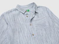 Striped linen blend shirt - ucb_image_DS1