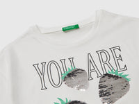 T-shirt with print and sequins - ucb_image_DS1