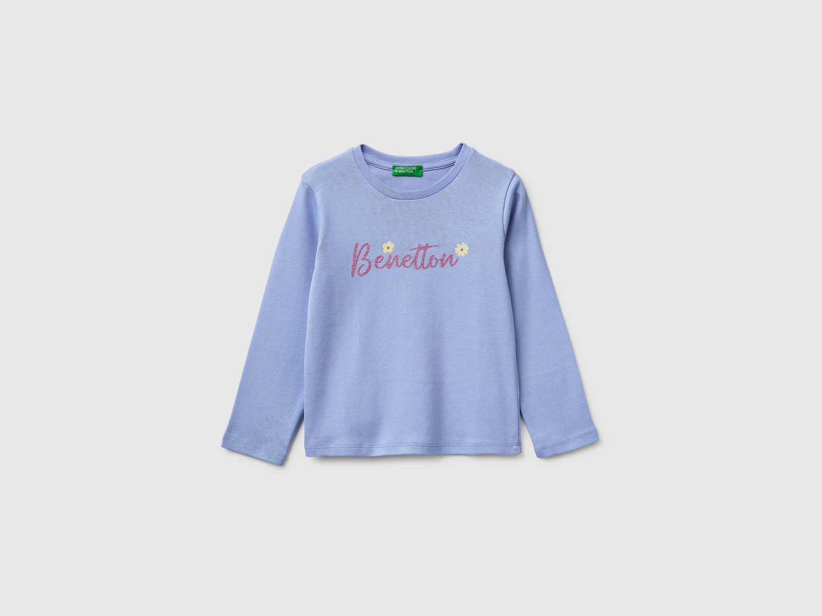 T-shirt in organic cotton with glittery logo - ucb_image_FS