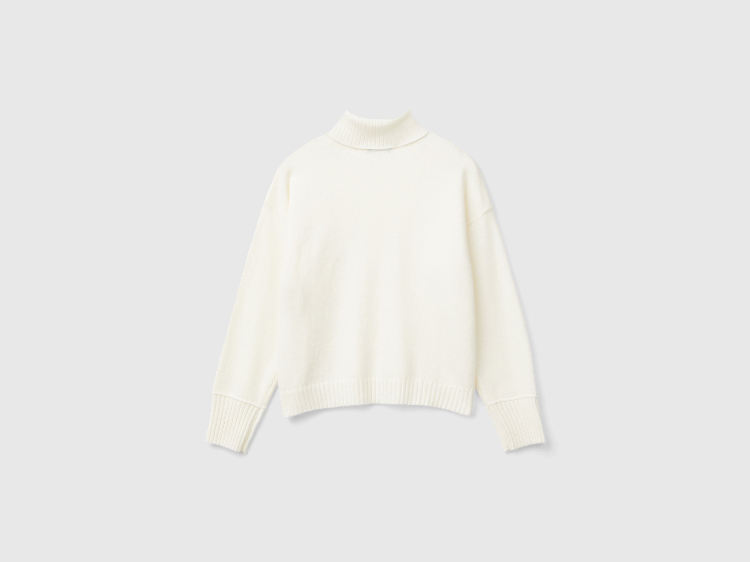 Camisola de gola alta em mistura de lã - ucb_image_BS