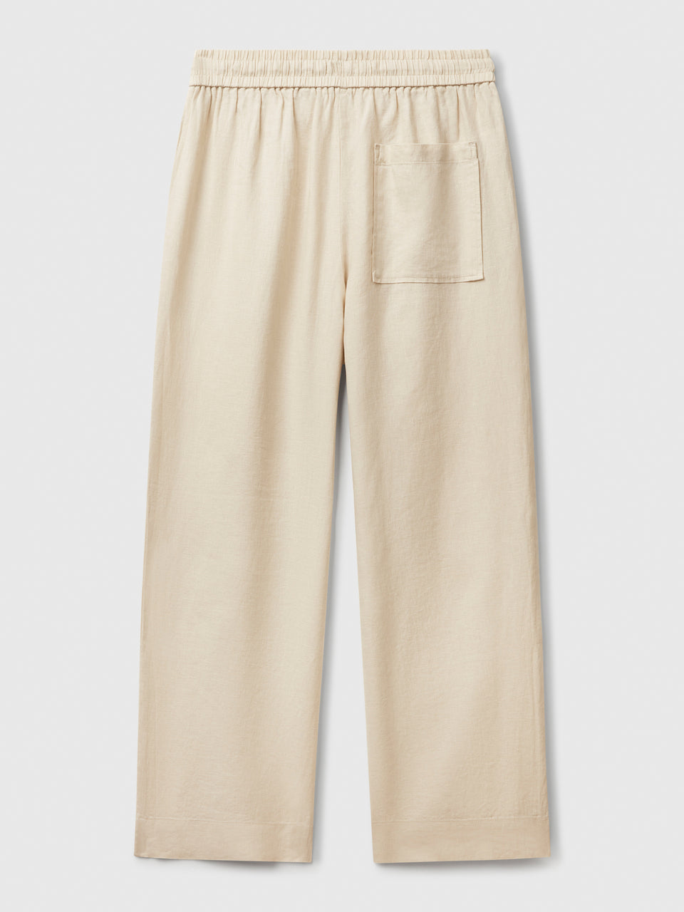 Trousers in pure linen with elastic - ucb_image_BS