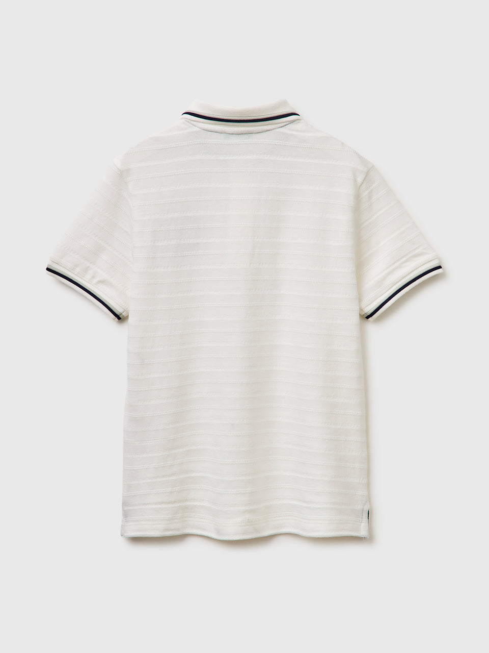 Striped polo shirt with patch - ucb_image_BS