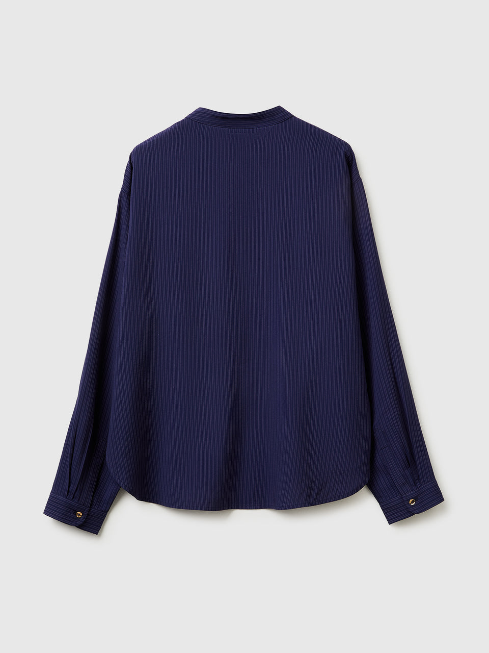 Striped blouse with mandarin collar - ucb_image_BS