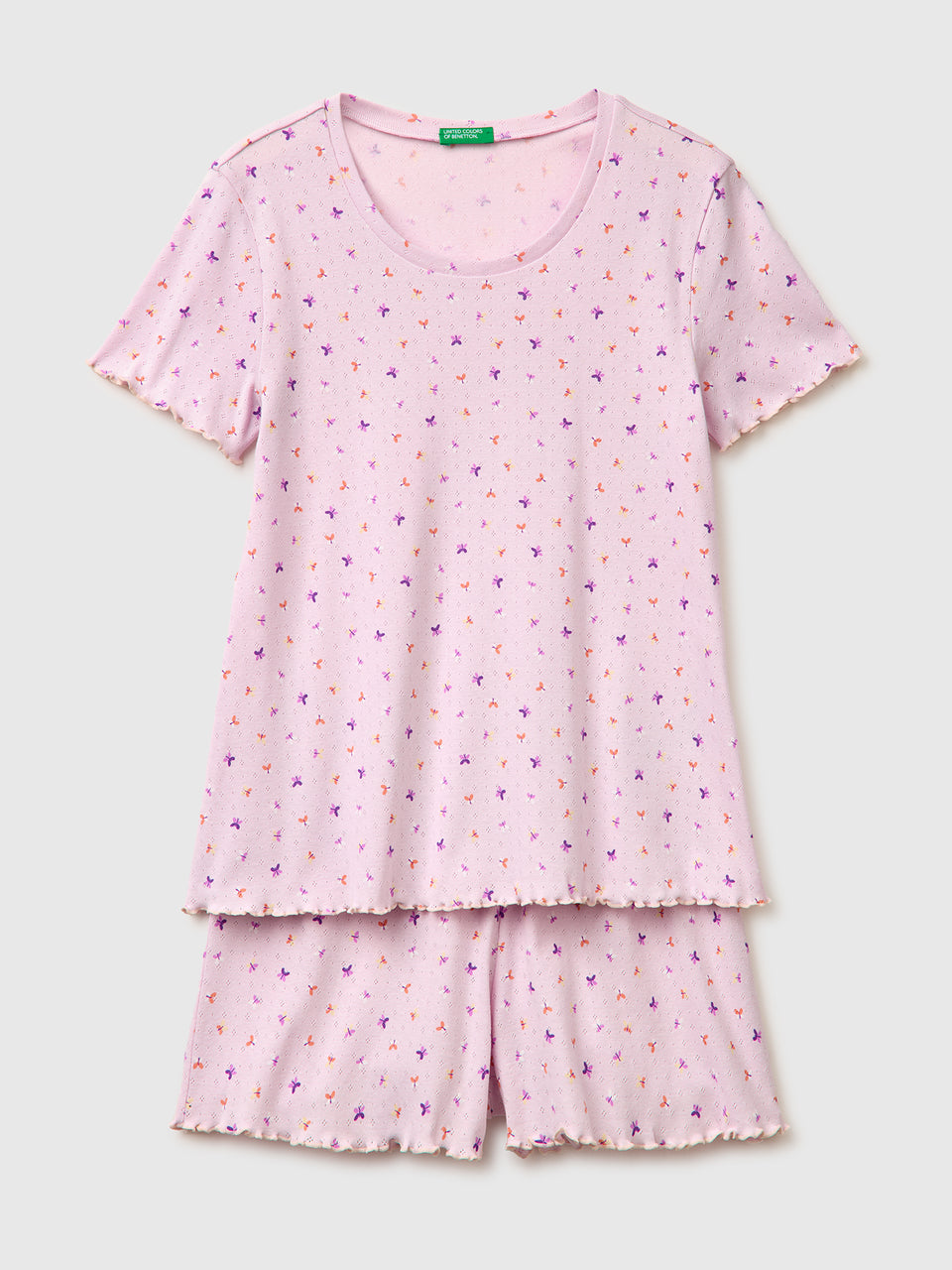 Ribbed patterned short pyjamas - ucb_image_FS