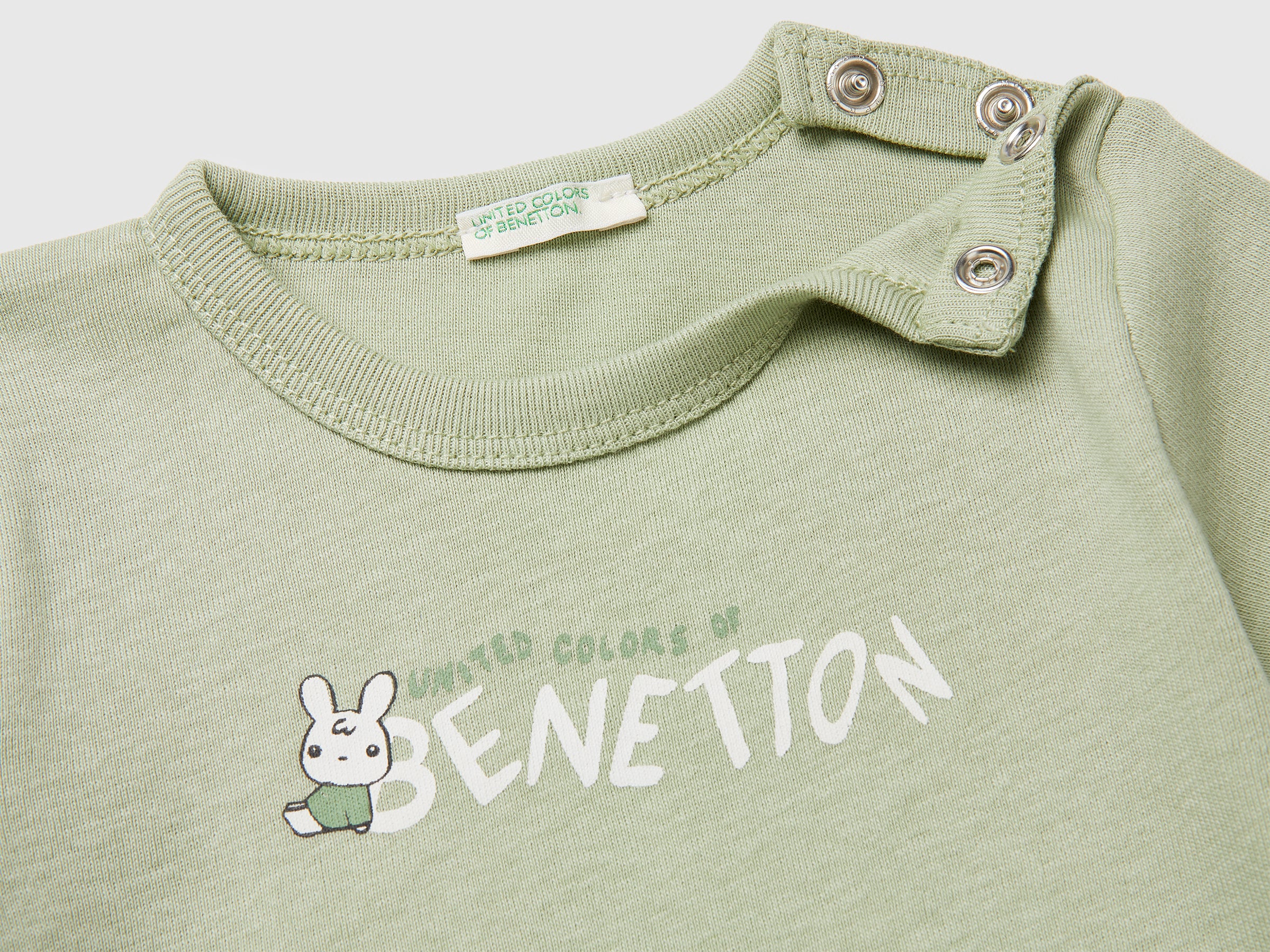 Logo print t-shirt in organic cotton - ucb_image_DS1