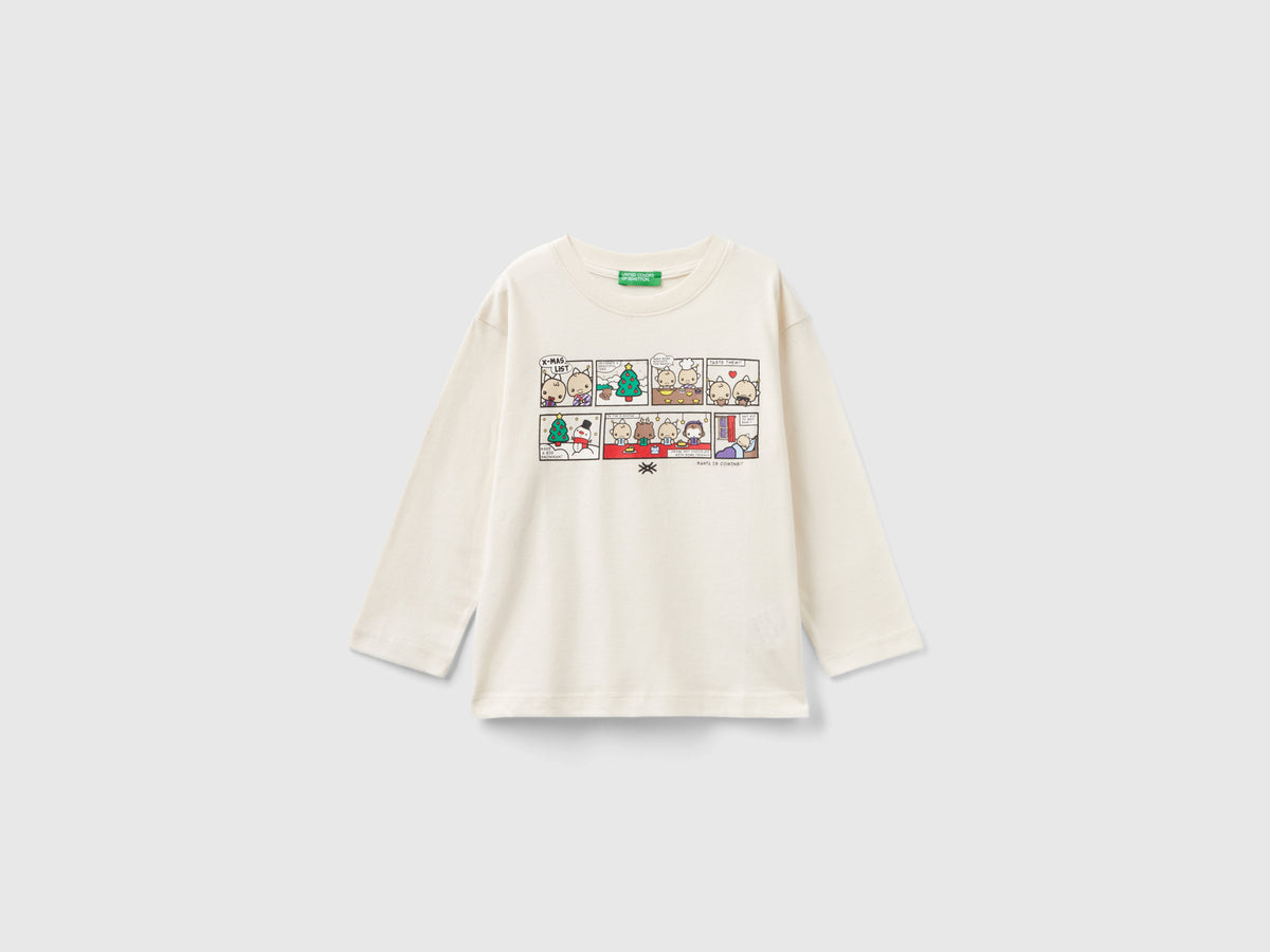T-shirt quente com estampa natalícia - ucb_image_FS