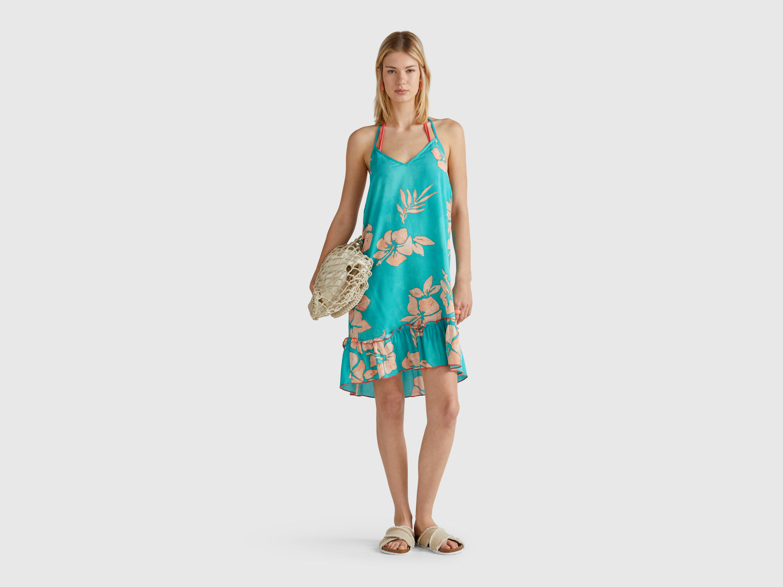 Vestido com estampa de flores - ucb_image_F