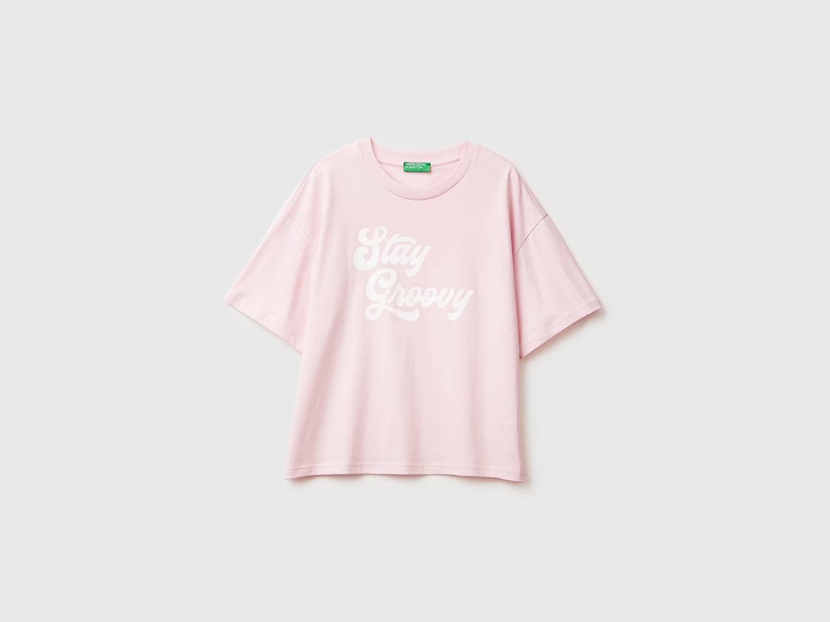 T-shirt com estampa slogan - ucb_image_FS