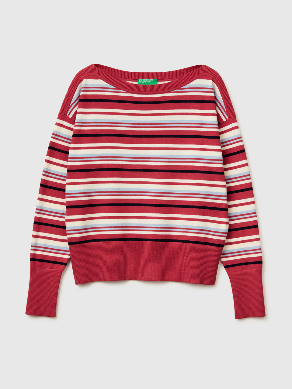 Striped boat neck sweater - ucb_image_FS