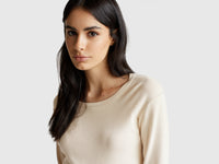 Camisola de gola redonda em algodão puro - ucb_image_FY