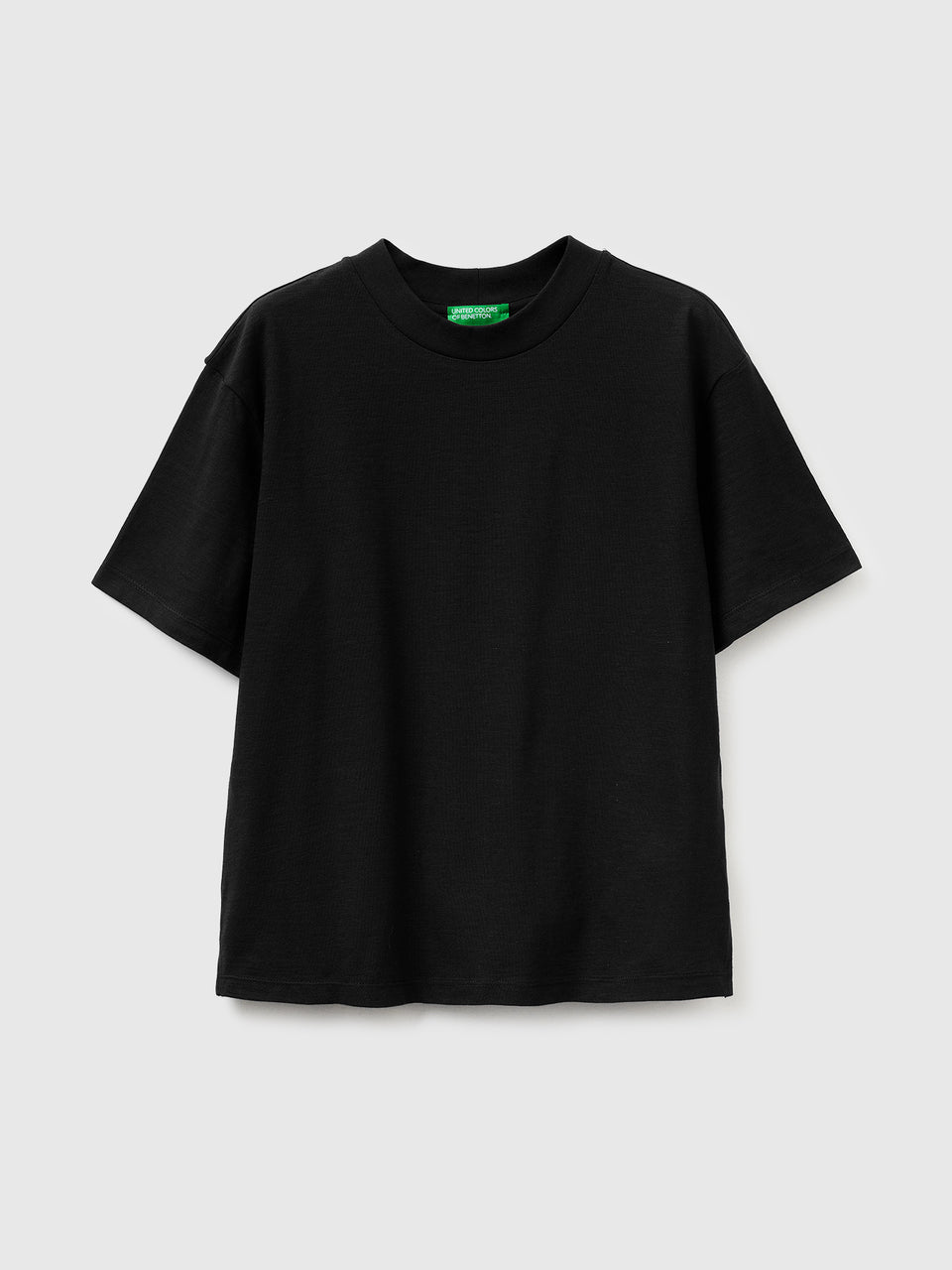 T-shirt de gola redonda em algodão leve - ucb_image_FS
