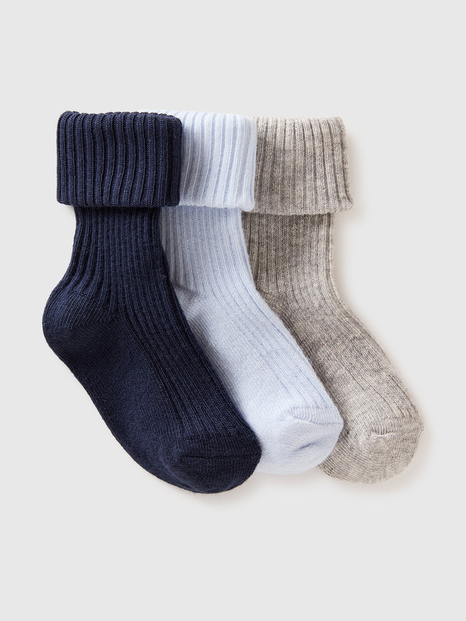 Three pairs of ribbed socks - ucb_image_FS