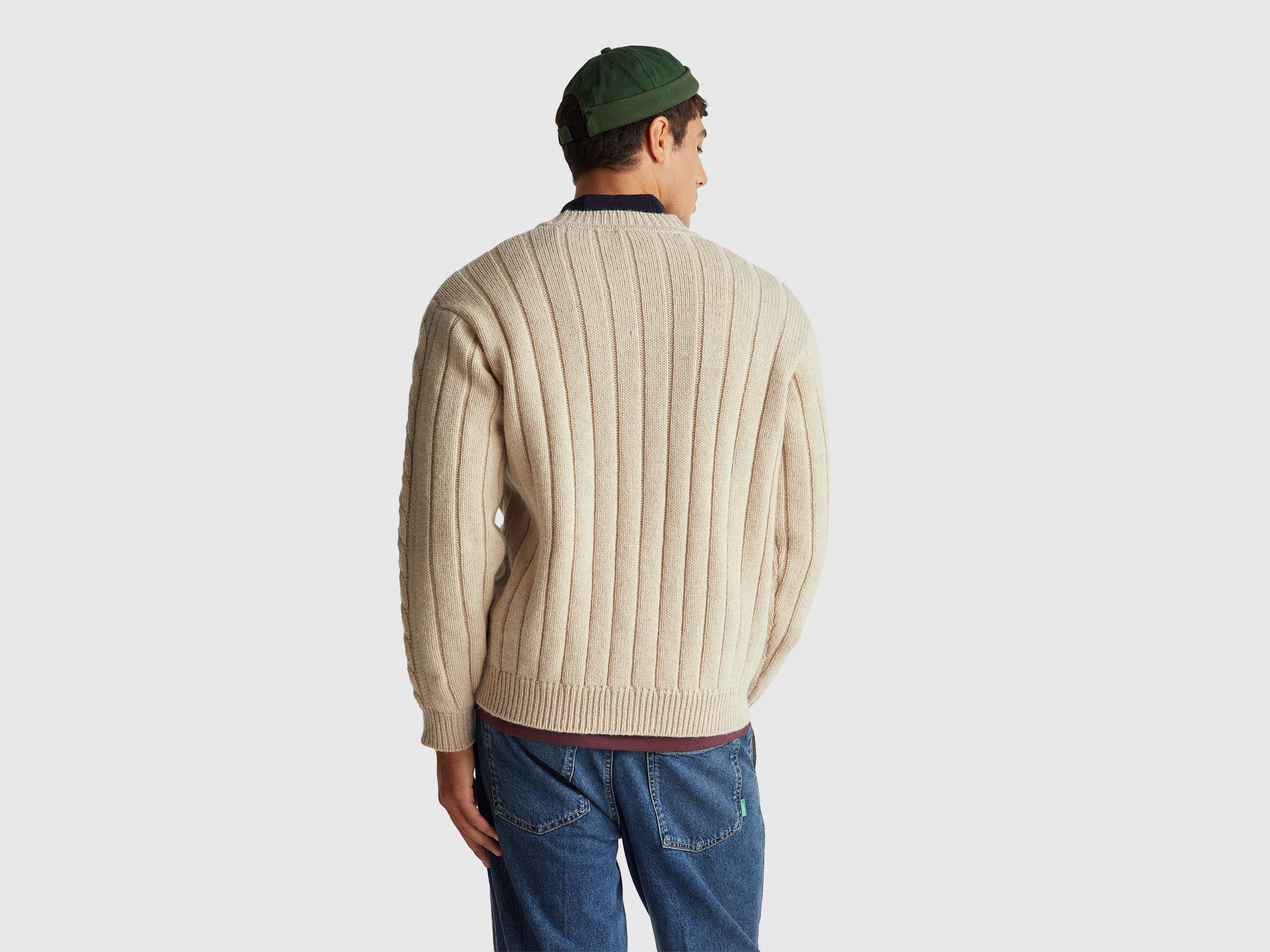 Stranger Things cardigan in pure wool - ucb_image_B