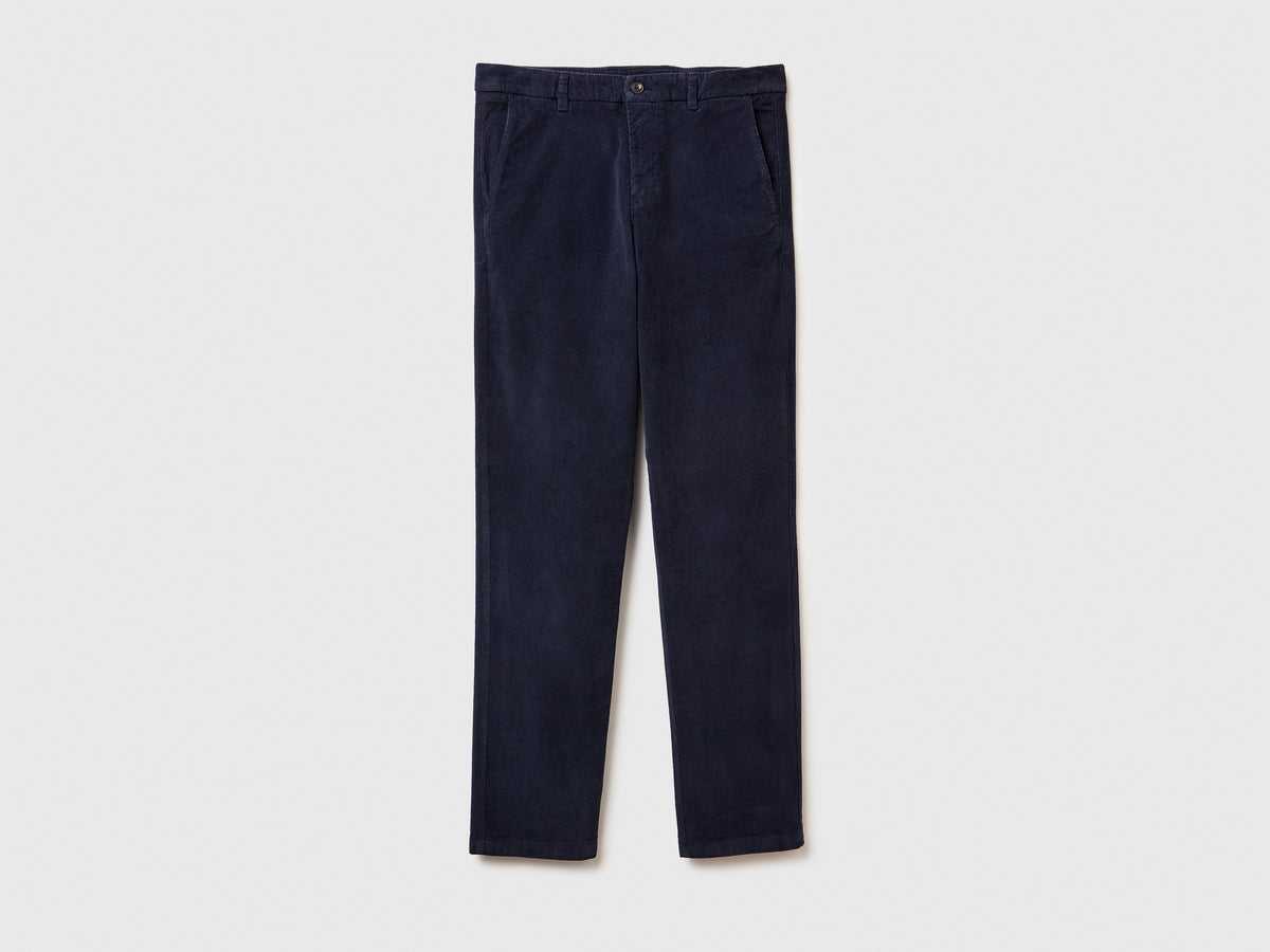 Calças slim fit em veludo stretch - ucb_image_FS