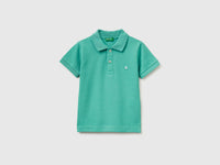 Short-sleeved polo in pure cotton - ucb_image_FS