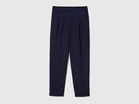 Regular fit trousers with crease - ucb_image_FS