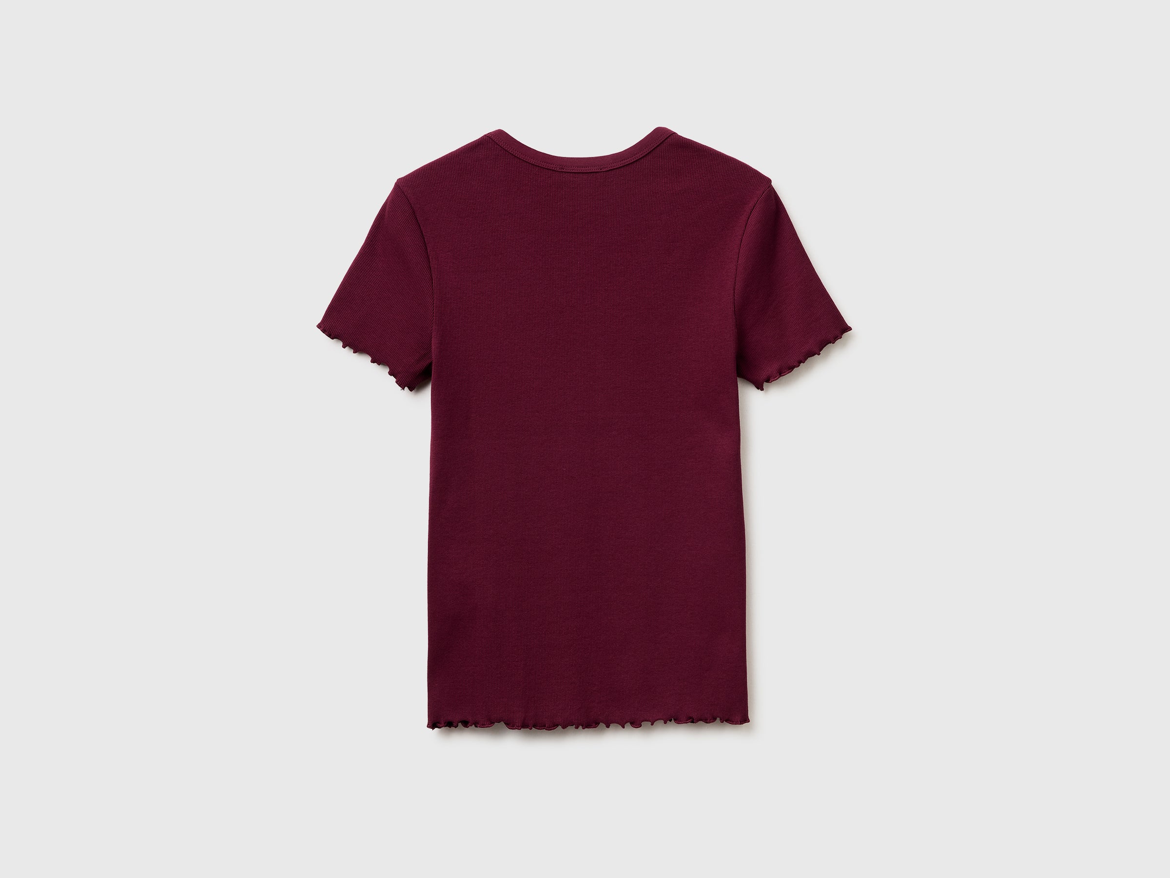 T-shirt decote em V canelado - ucb_image_BS