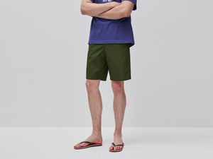 Bermudas de algodón ligero de estilo chino