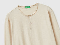 T-shirt with henley neck - ucb_image_DS1