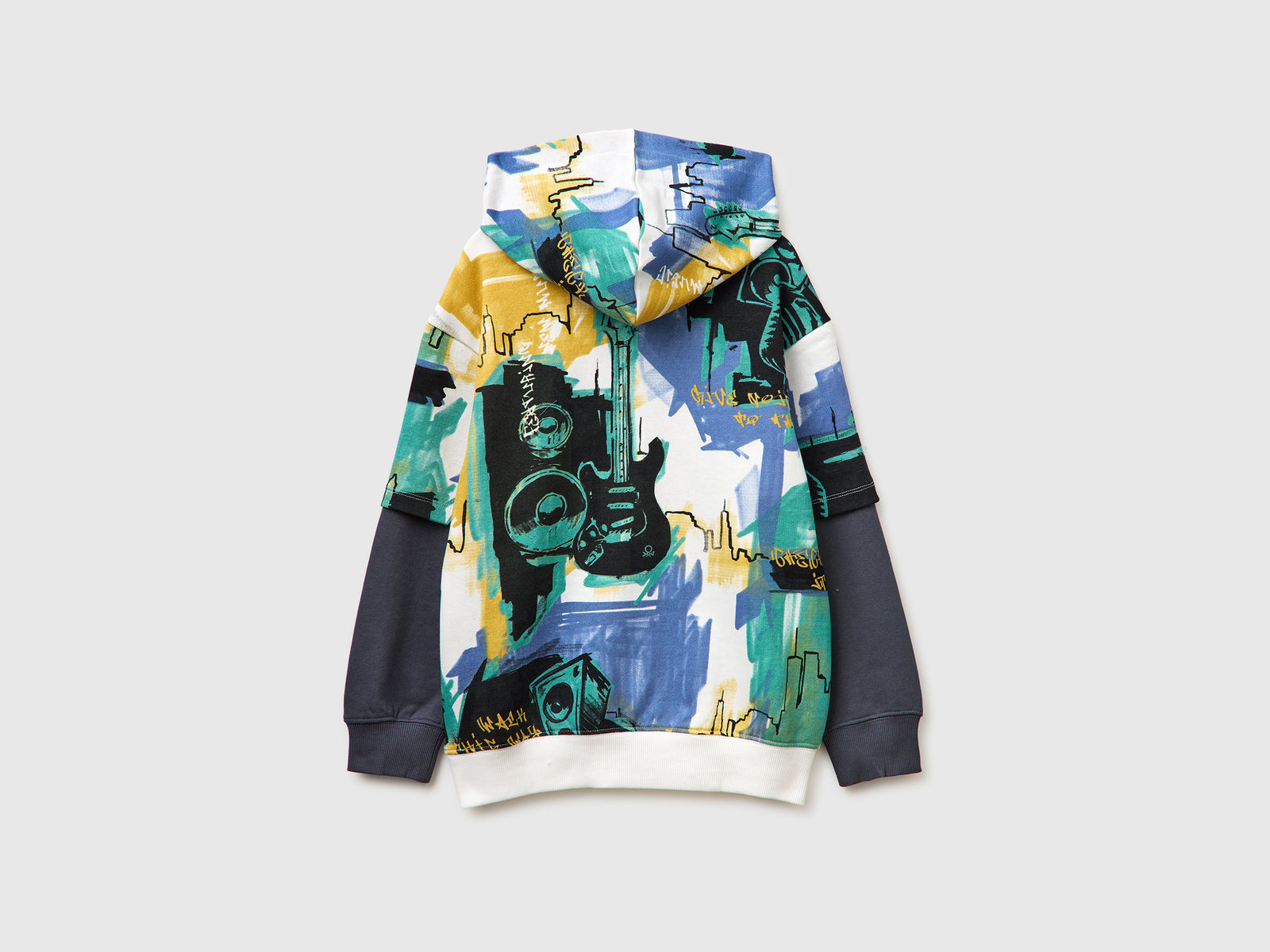 Oversized printed sweatshirt - ucb_image_BS